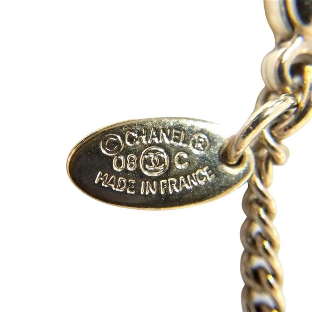 CHANEL Gold Logo Necklace - Picture 6 of 6